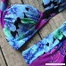 Women's Tankini Sets Bikini Set with Boy Shorts Swimwear Push-Up Padded Bra Dots Printed Tops Swimsuits Blue B07NYZKT2S